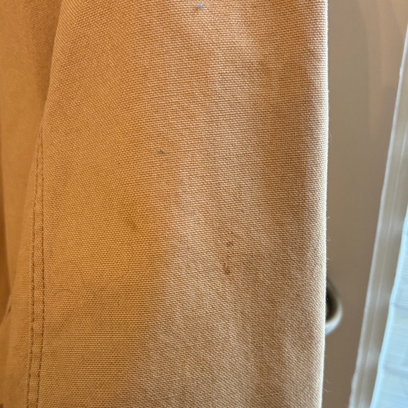 L.L. Bean Field Coat Men’s XL Tan Canvas Barn Jacket Plaid Lining - Picture 7 of 7